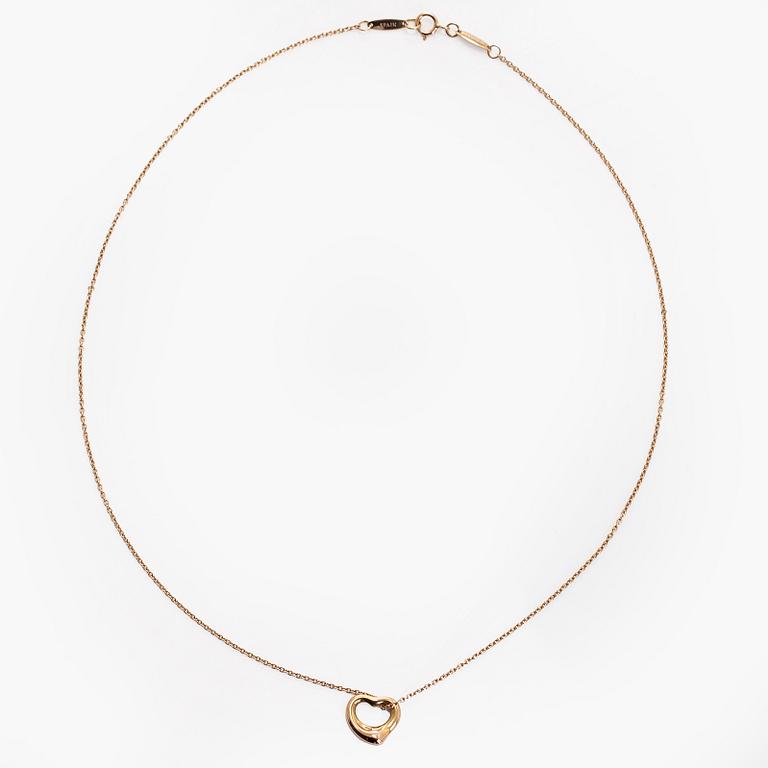 Tiffany & Co, Elsa Peretti, kaulakoru, "Open Heart", 18K kultaa.