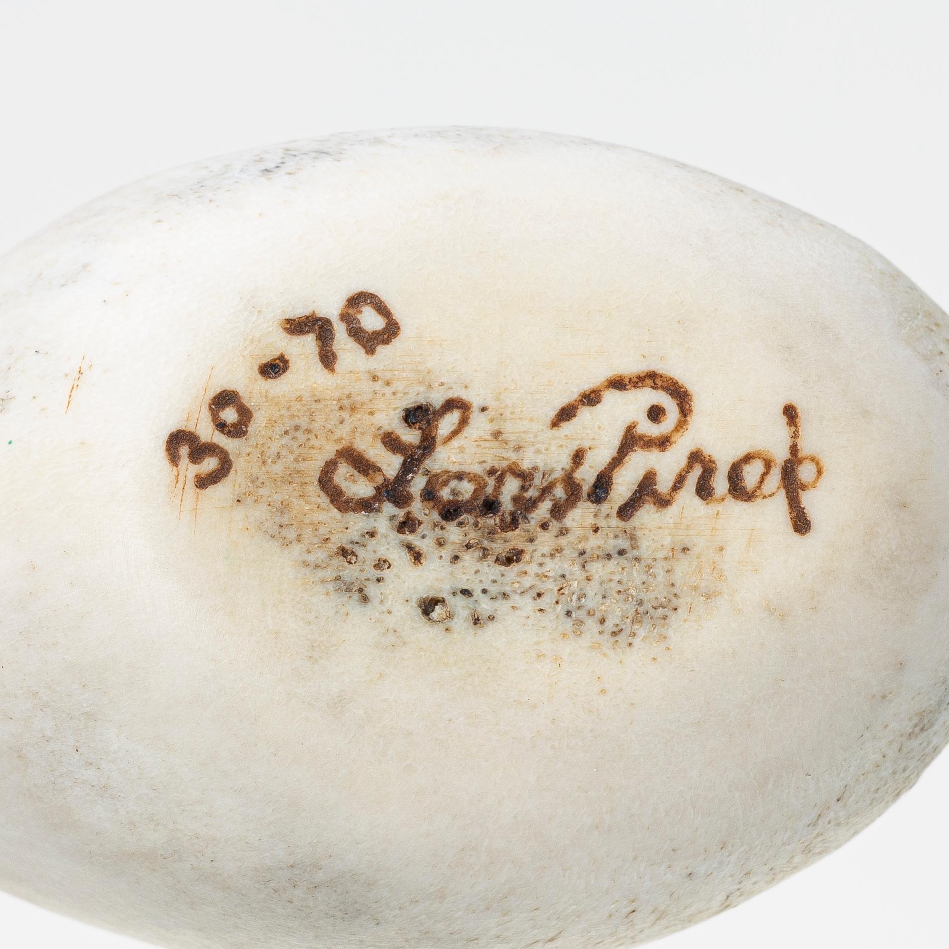 Lars Pirak, A pair of salt cellars, signed.