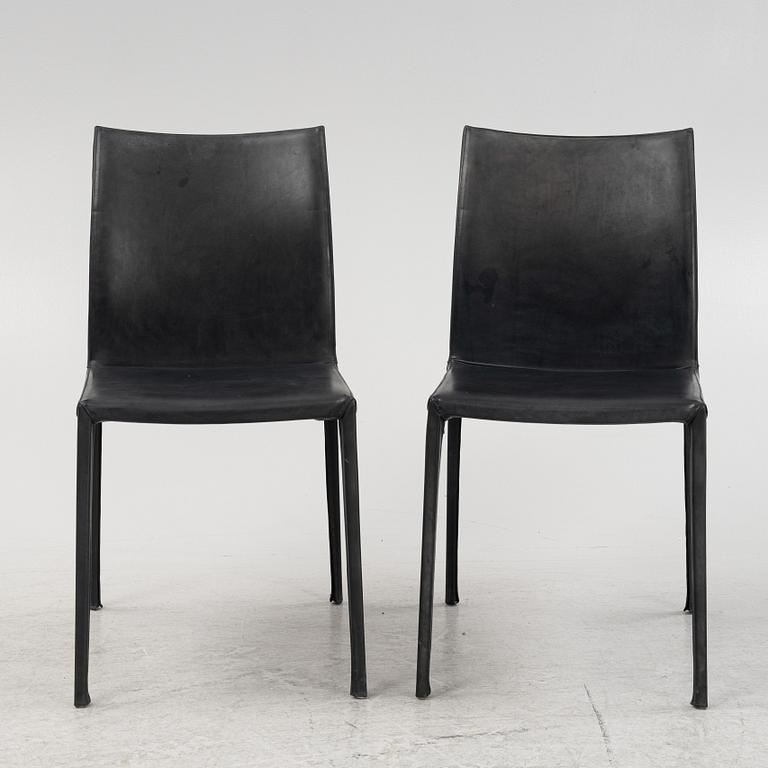 Roberto Barbieri, chairs 6 pcs, "Lea", for Zanotta, Italy, early 21st century.