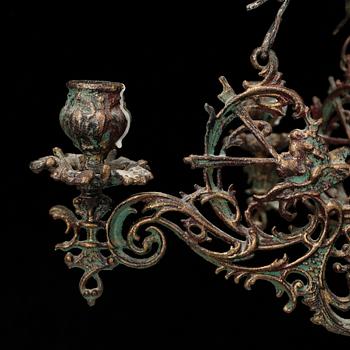 TAKFOTOGENLAMPA, majolika, Kosmos brenner, 1900-tal.