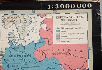 SKOLKARTA, "Europa Im 19. Jahrhundert", 1900-talets mitt.