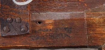 SPEGEL, empire, Söderhamns Hallstämpel á tergo. 1800-talets mitt.