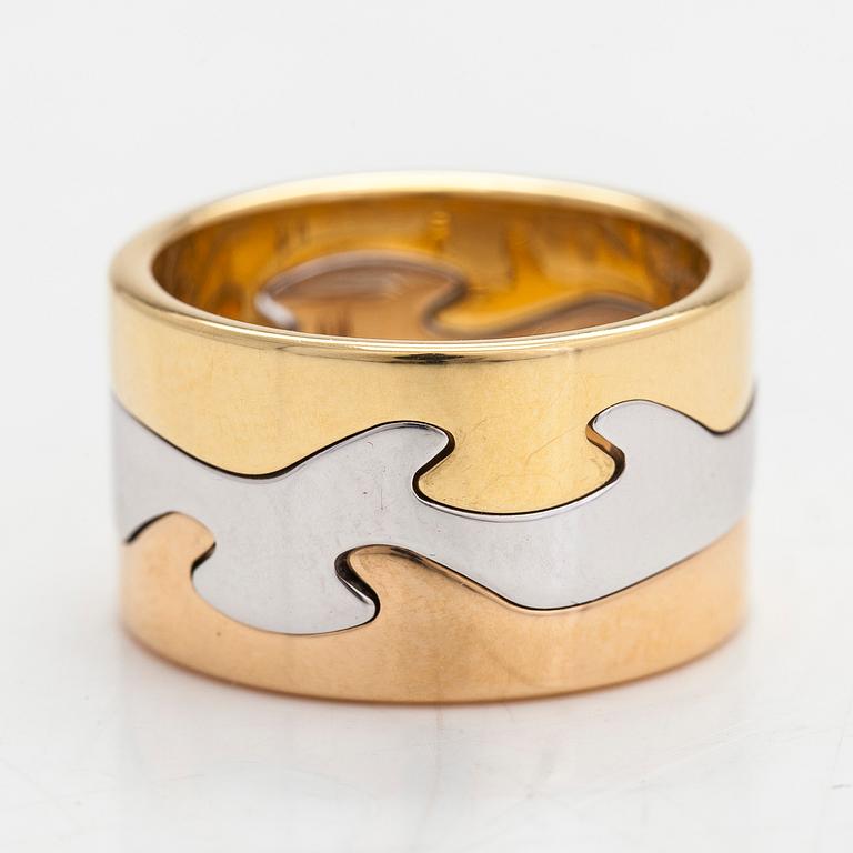 Georg Jensen, ring, "Fusion", 3 st, 18K trefärgat guld, Nina Koppel.