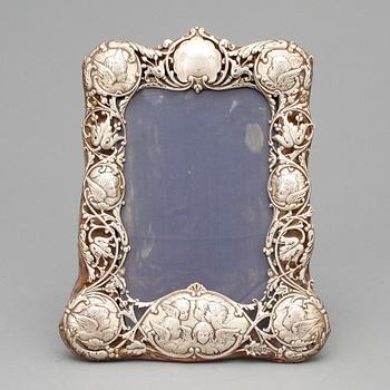 FOTORAM, silver, troligen William Chawner II, London, England, 1800-talets mitt.