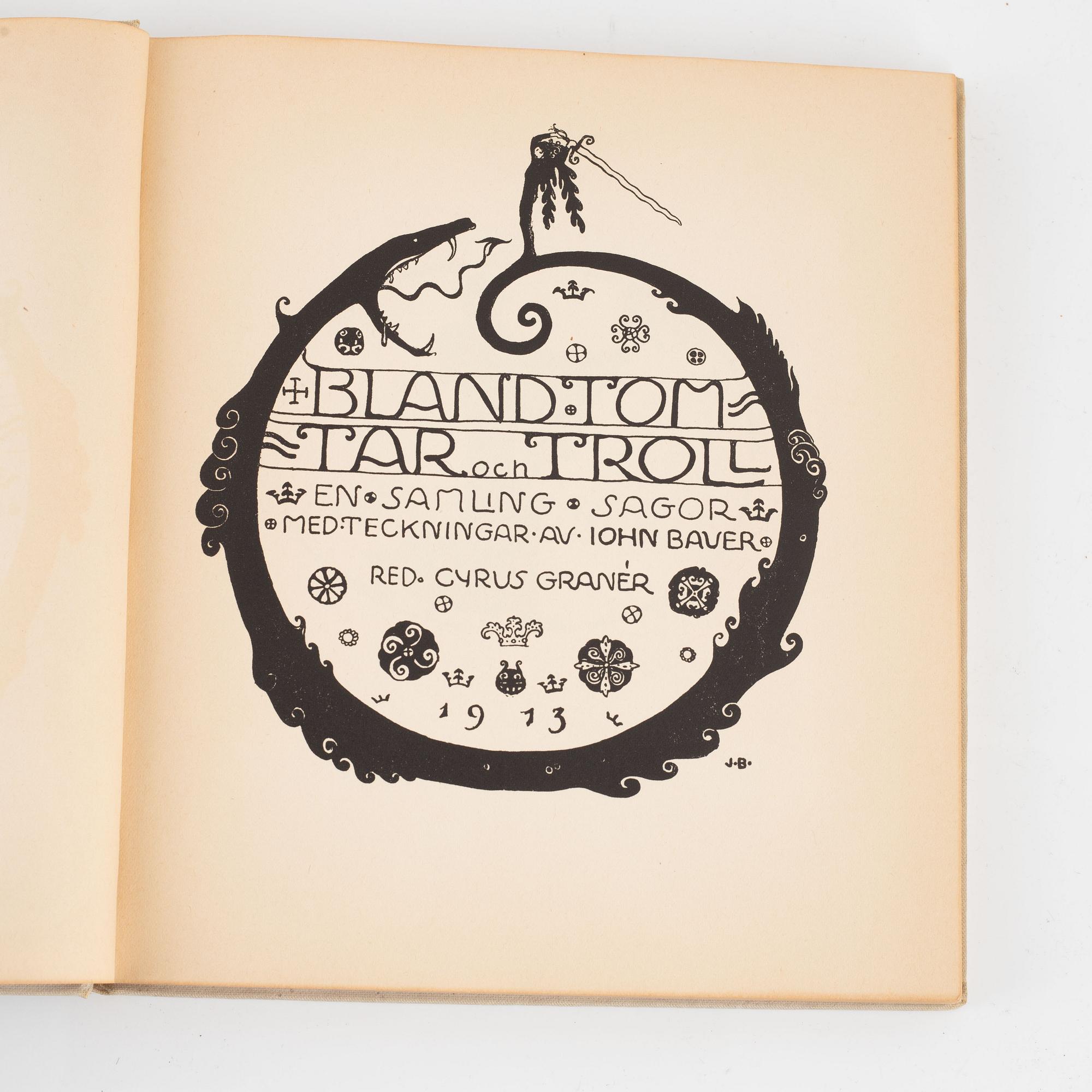 John Bauer, "Bland tomtar och troll", första årgången, Julstämnings förlag, Göteborg, 1907.