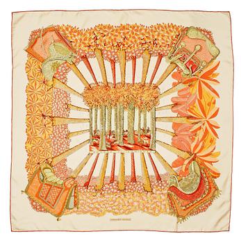 345. HERMÈS, a silk scarf, " Ombres et Lumieres".