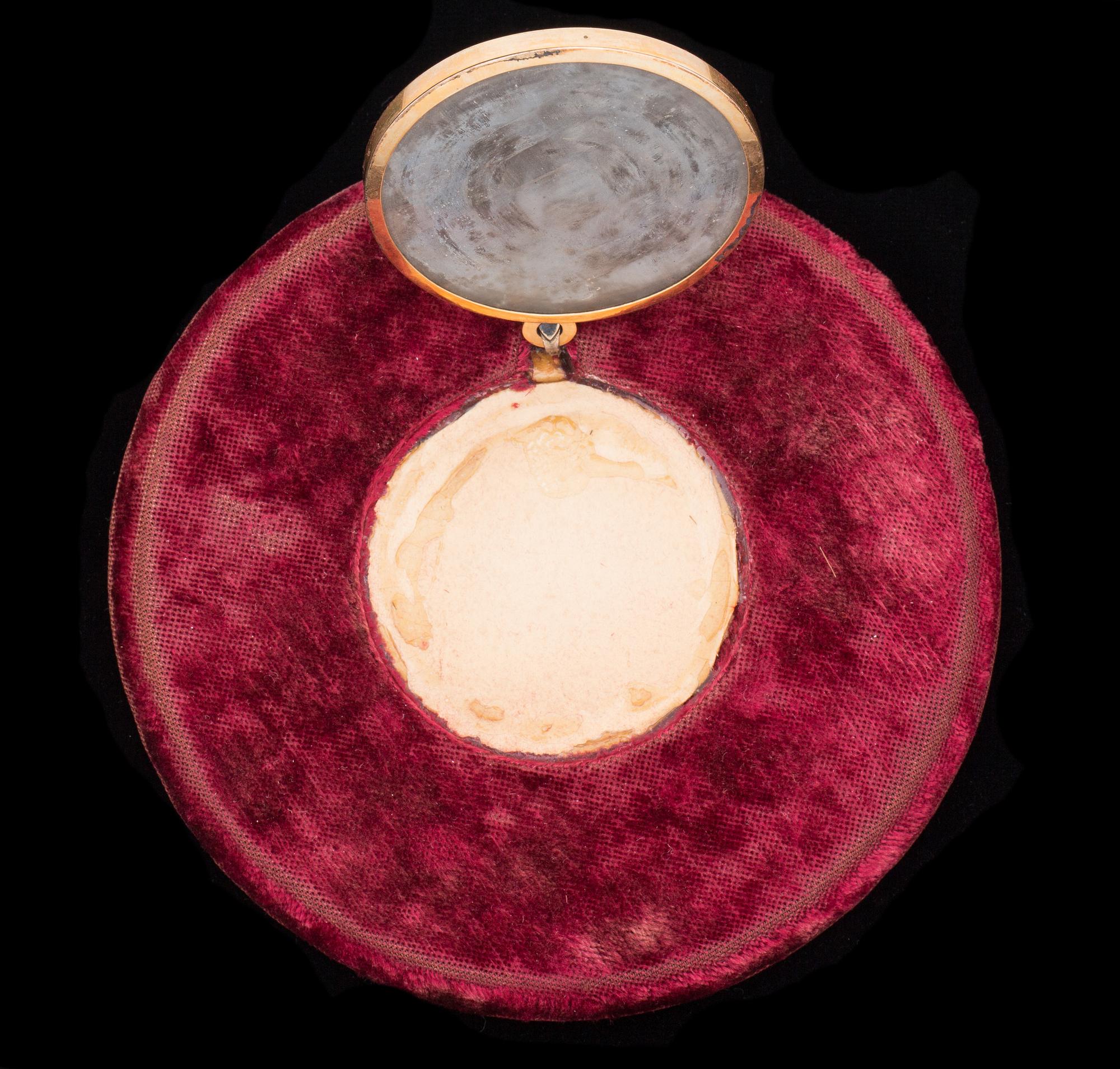 JOHAN ERIK BOLINDER, miniatyrmålning, signerad.