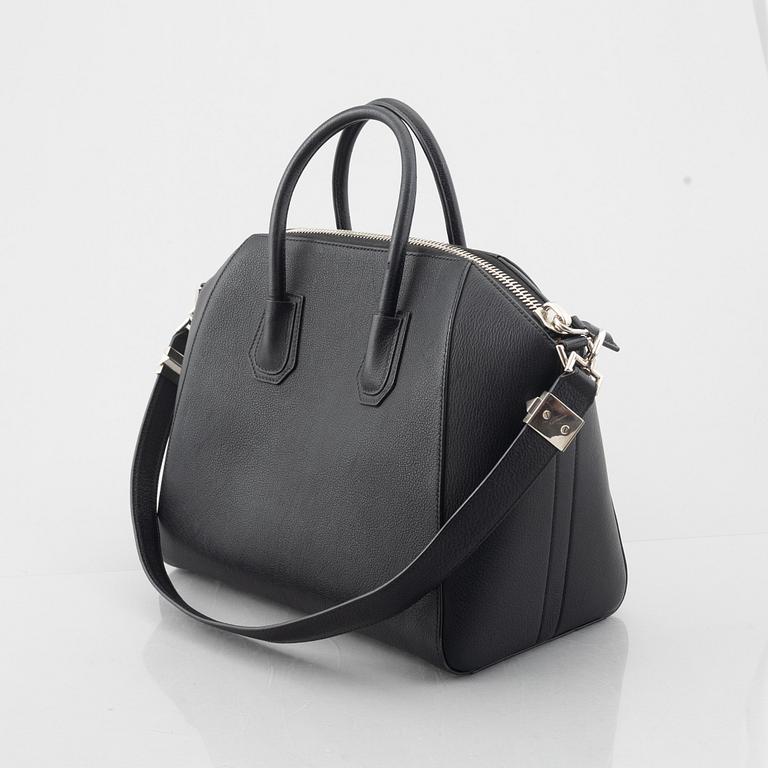 Givenchy, A black "Antigona" leather bag.