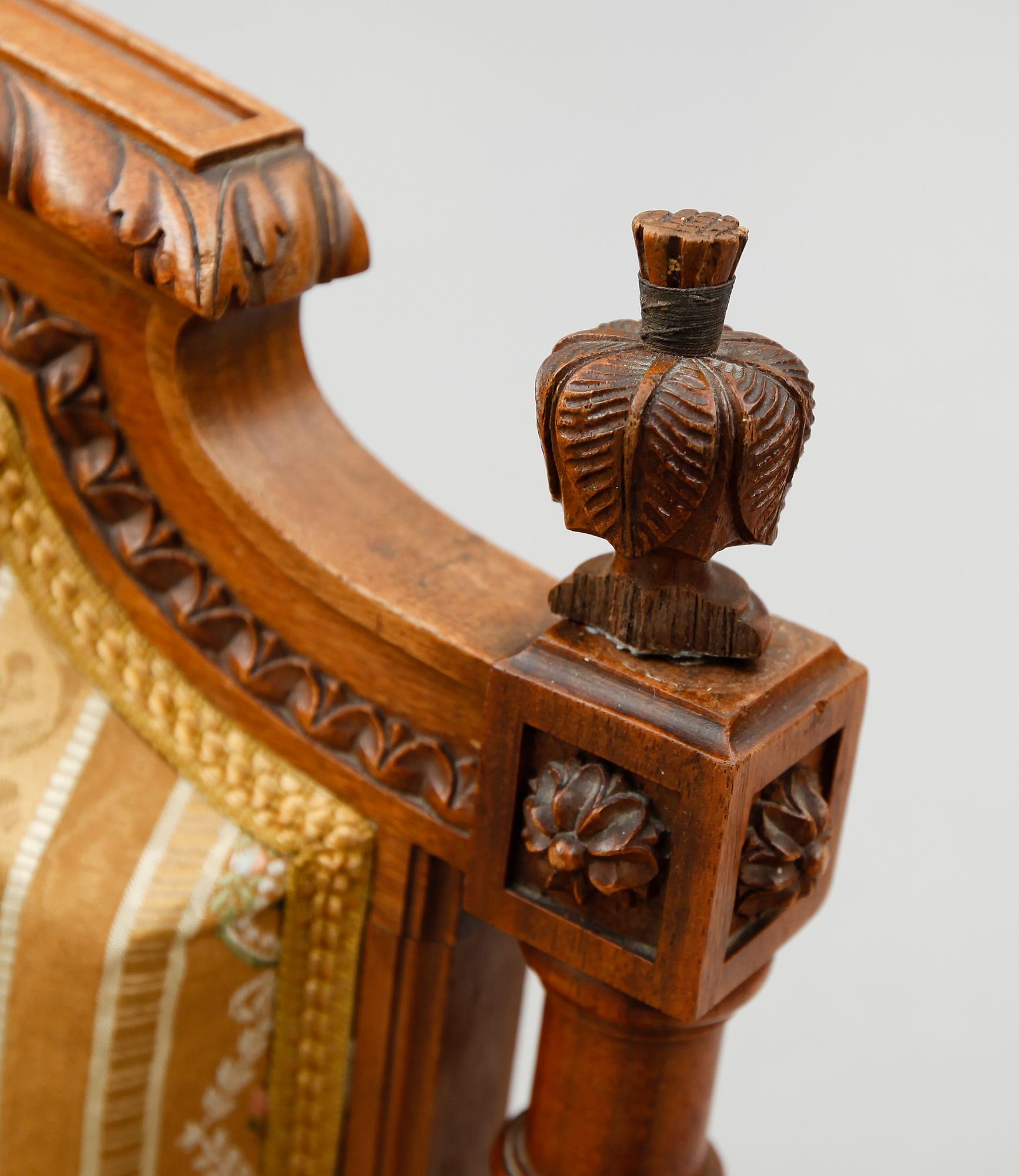 KARMSTOL, gustaviansk stil, 1800-talets andra hälft.