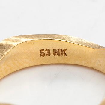 Georg Jensen, "Fusion" ring, 2-piece, 18K gold/white gold.