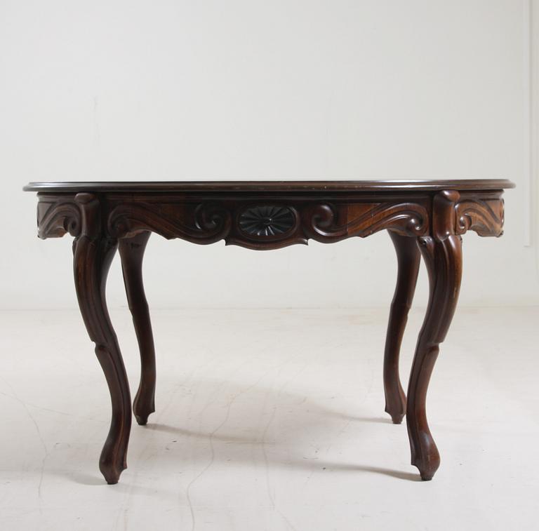 SALONGSMÖBEL, 4 delar, nyrokoko, 1800/1900-tal.