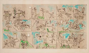 873. Roberto Matta, "La Une à l'H Pile".