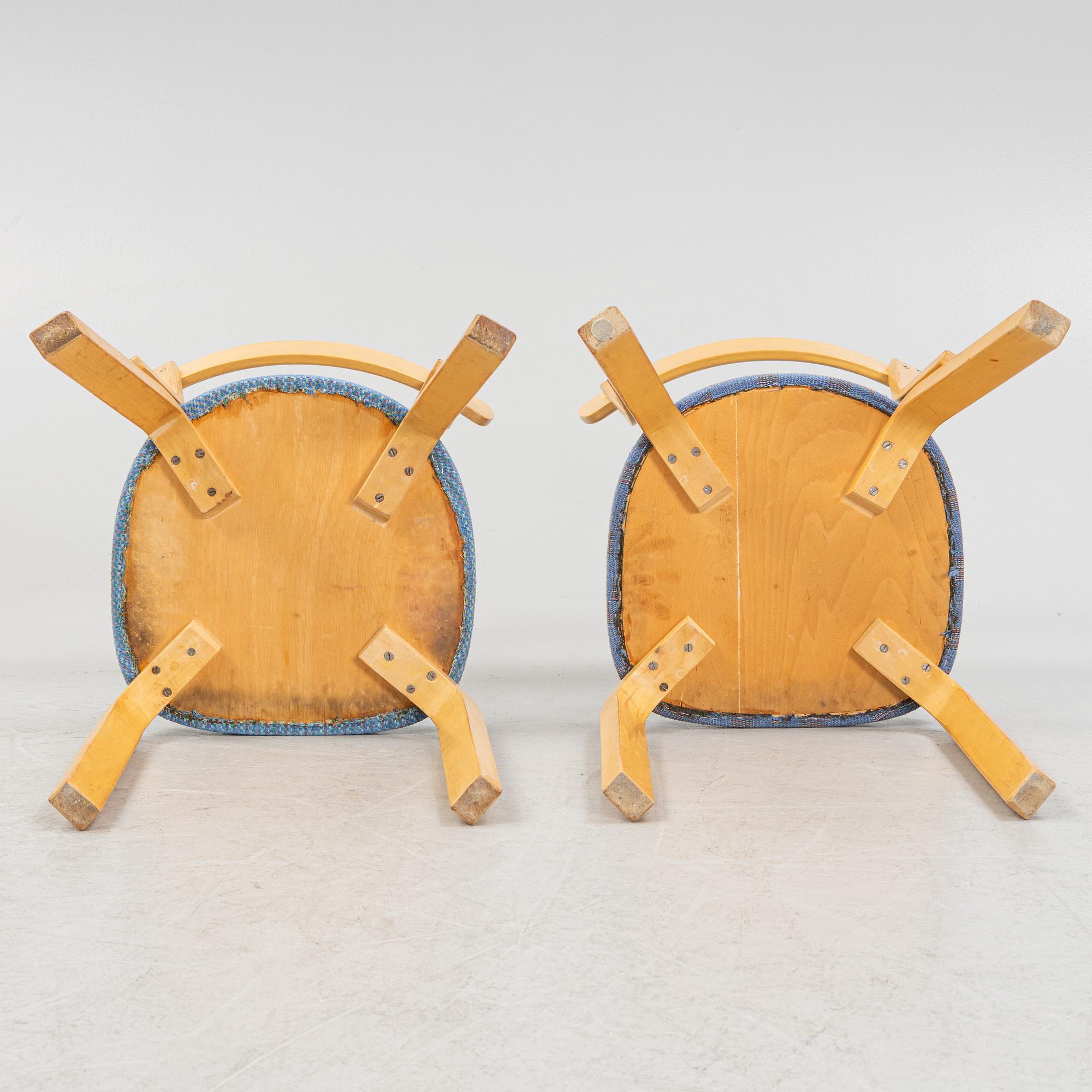 Alvar Aalto, stolar, 6 st, modell 69, Artek, Finland.