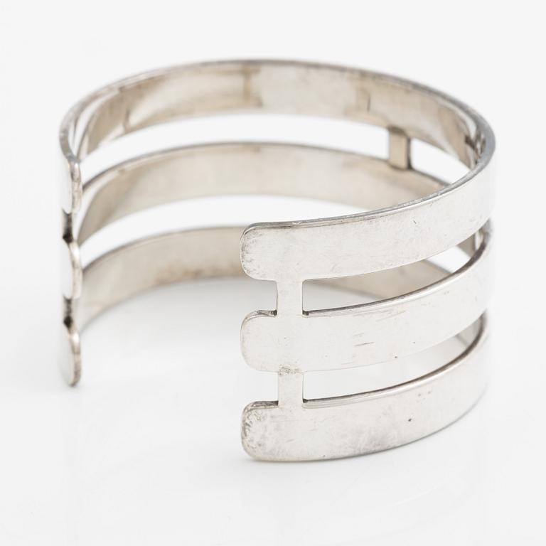 Sigurd Persson, a bracelet, silver, Stockholm 1973.