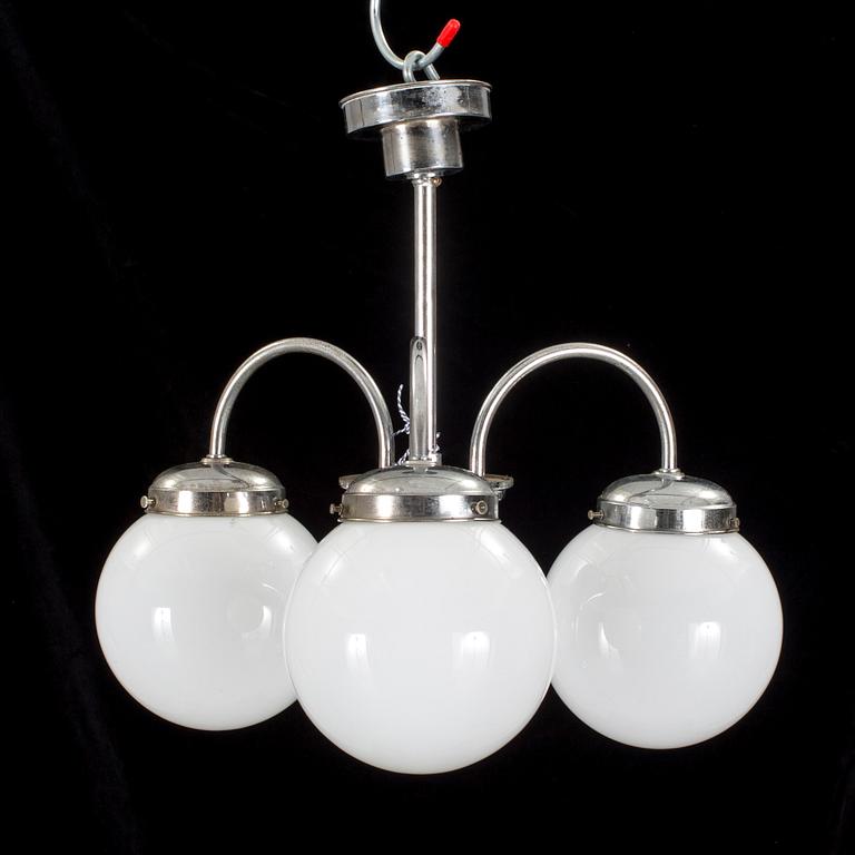 TAKLAMPA, art deco, 1920/30tal. Höjd ca 40 cm.