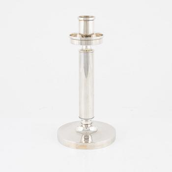 A Swedish silver candlestick, MGAB, Uppsala, 1969.