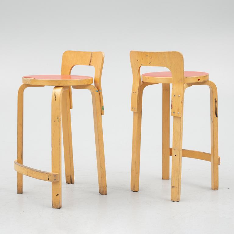 Alvar Aalto, barstolar, 4 st, "K65", Artek, Finland, 2004.