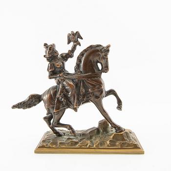 Okänd konstnär 1900-tal, Falkenerare.