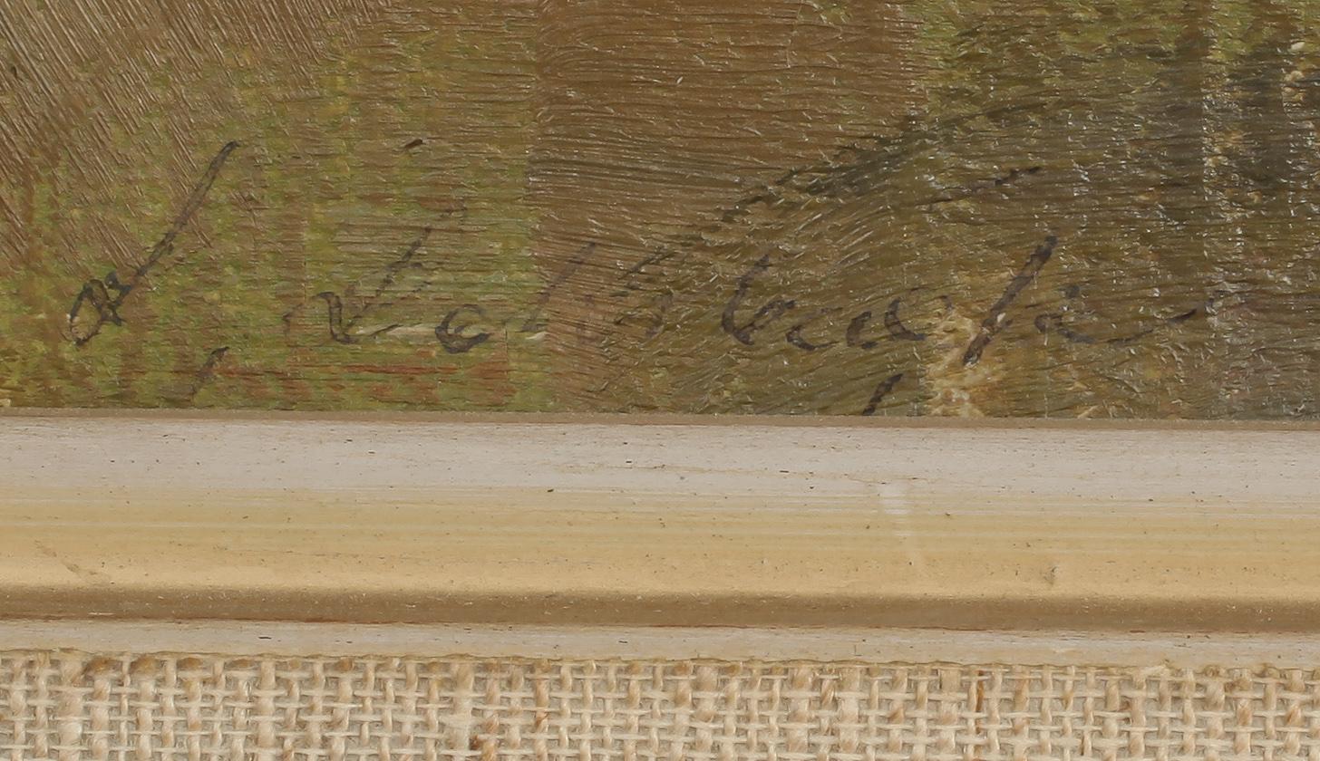 SIGRID LEHRBÄCK, olja på duk, signerad.