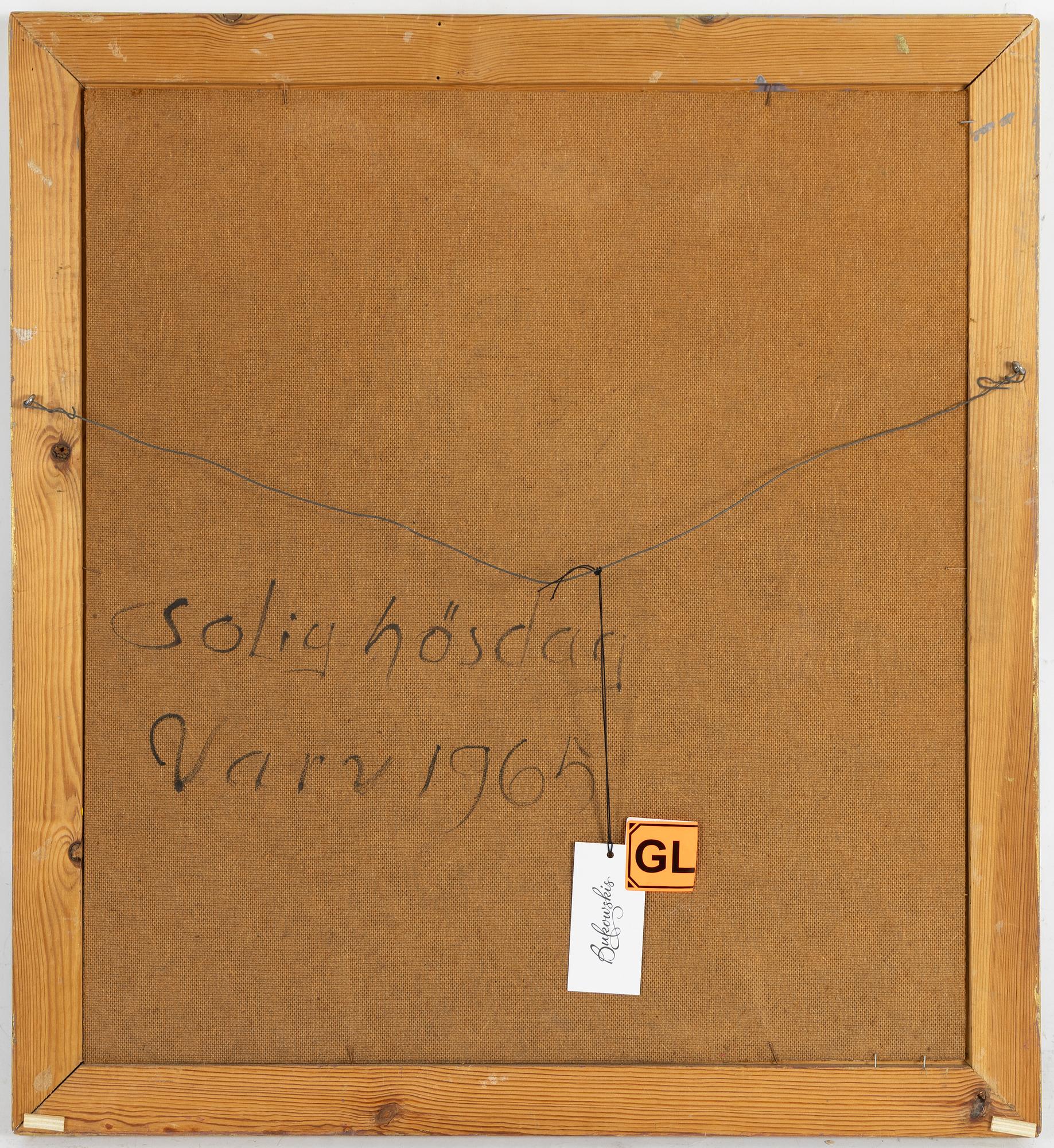 Birger Hjelm, "Solig höstfdag".