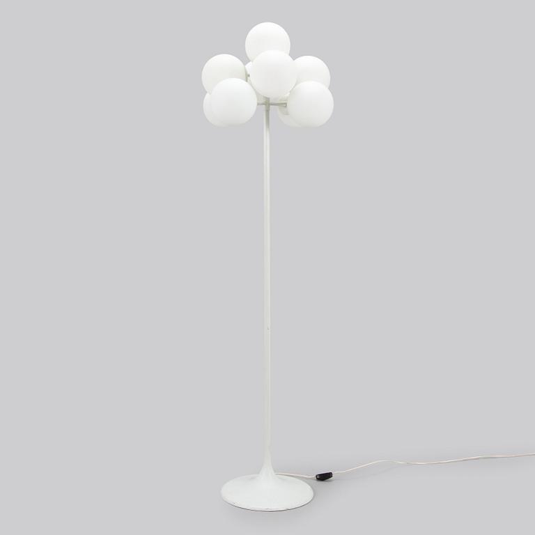 Max Bill, a 1960s/70s floor light, Temde Leuchte, Switzerland.