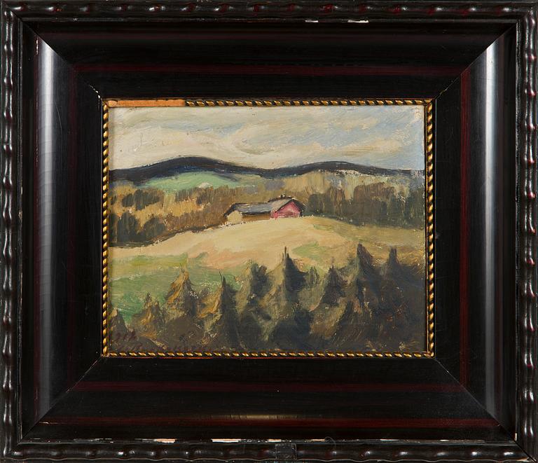 Jalmari Ruokokoski, Cottage Landscape.