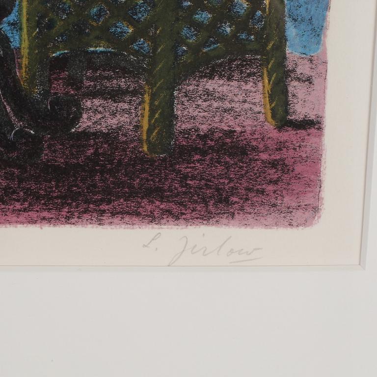 LENNART JIRLOW, färglitografi, signerad och numrerad 1/310.