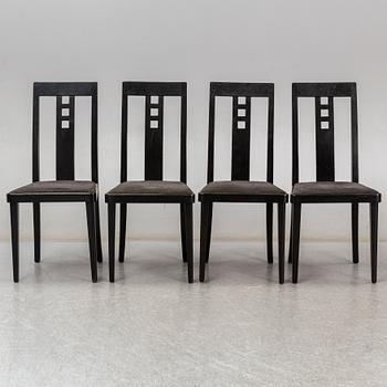 Four late 20th century chairs, Thonet.