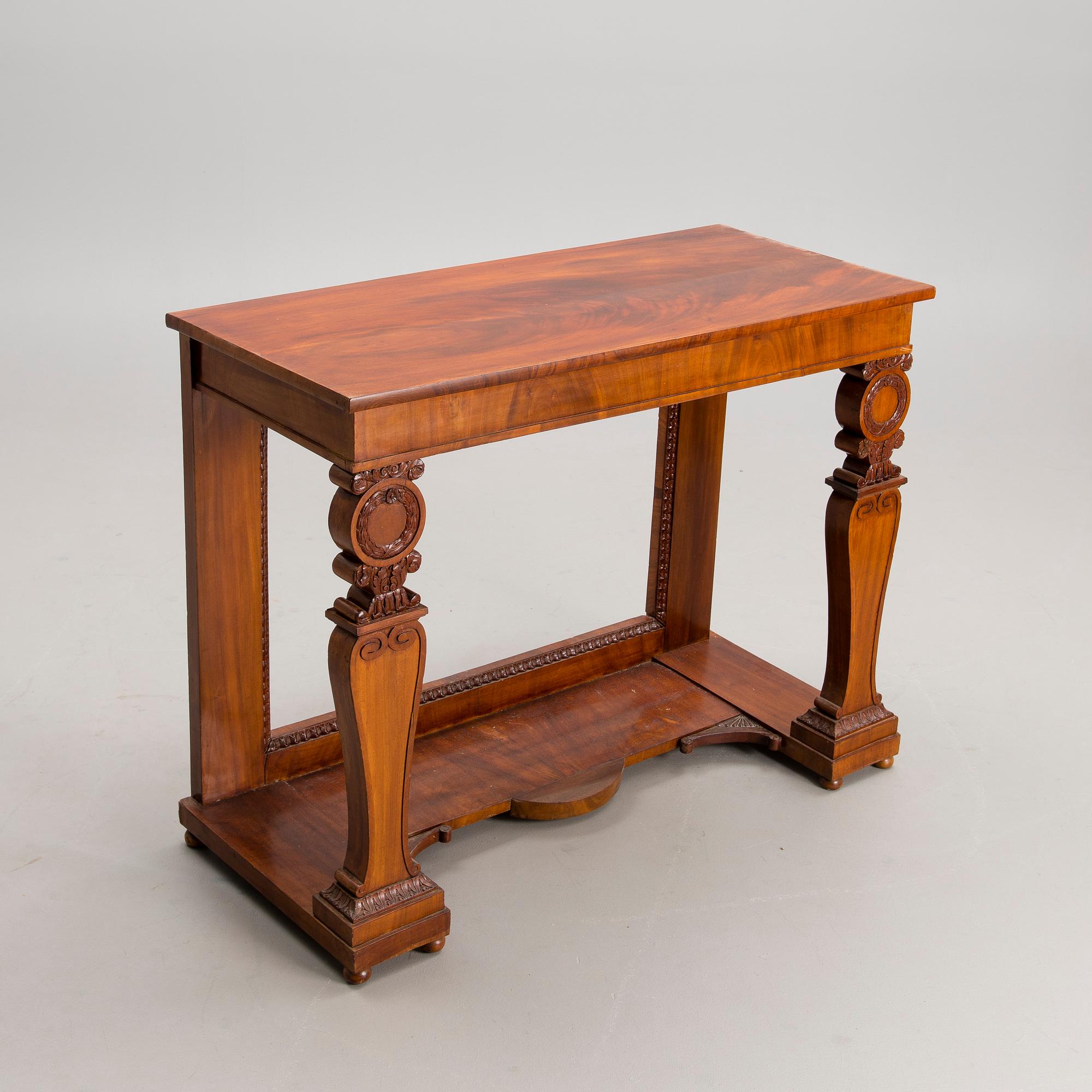 CONSOLE TABLE, Russian, first half of the 19th century. - Bukowskis