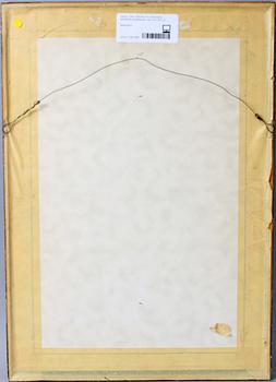 CARL FREDRIK REUTERSWÄRD, blandteknik på pappannå, sign o dat 1975.