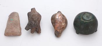 PARTI FORNFÖREMÅL, 4 delar, mest Medelhavsområdet.