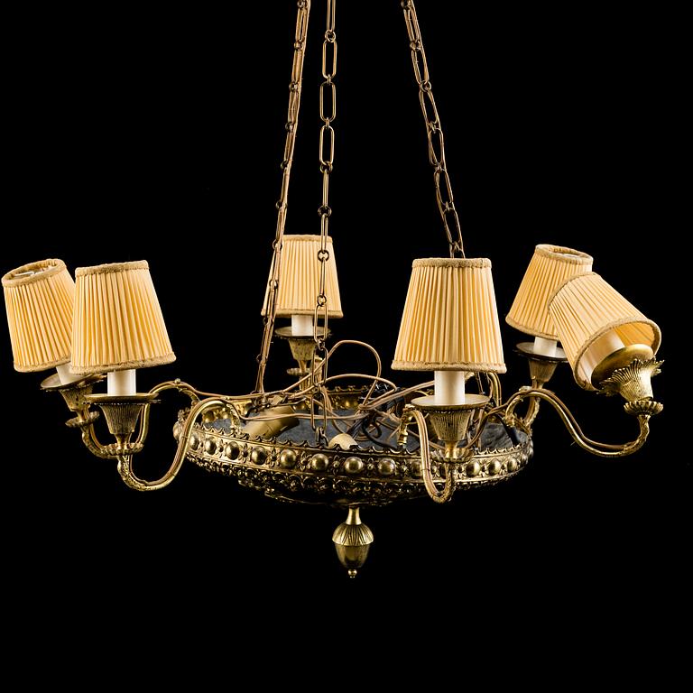 CEILING LAMP, Empire, first half of the 19th century.
