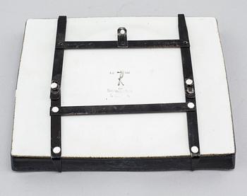 Two stoneware wall plaques by SYLVIA LEUCHOVIUS for Rörstrand, second half of the 20th century.