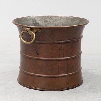 a copper tub from around 1900.