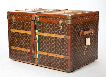 An early 20th century Louis Vuitton trunk.