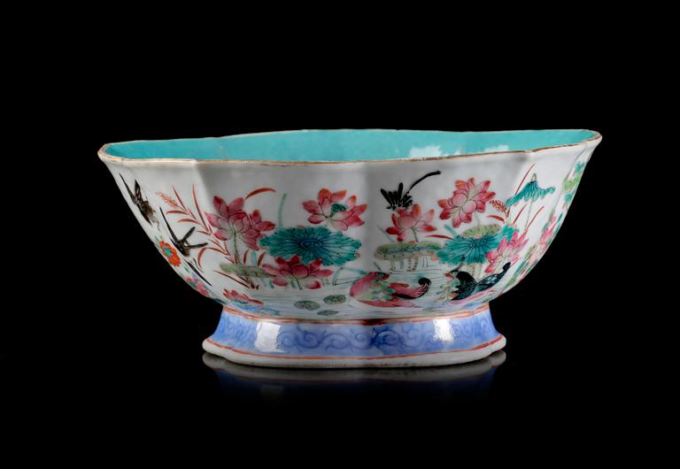 SKÅL, porslin, Kina. 1800/1900-tal.
