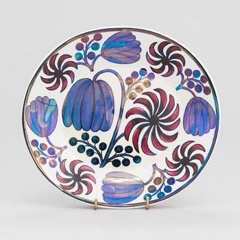 Birger Kaipiainen, lautanen, posliinia, signeerattu Arabia Art Made in Finland.