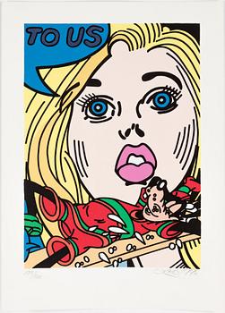 ERRÓ GUDMUNDUR GUDMUNDSSON, lithograph in colours, signed, dated 1996 and numbered 122/200.