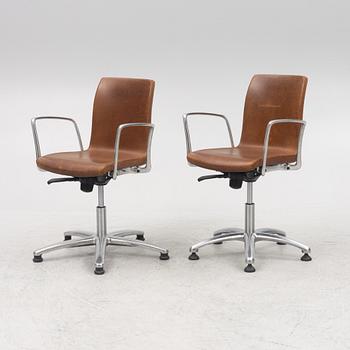 Jorge Pensi, a pair of "Gorka" swivel chairs, Aksaba, Spain.