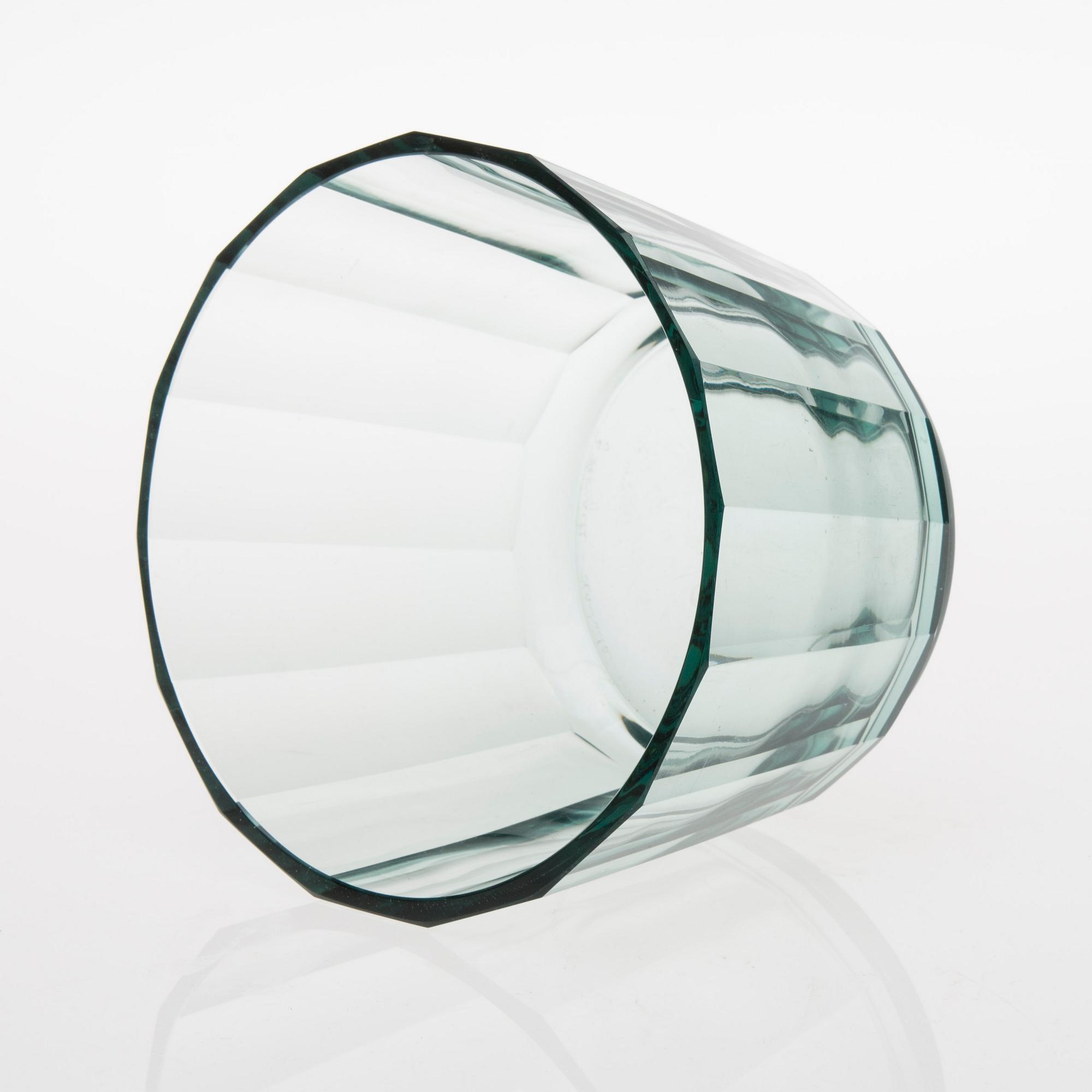 KULHO, lasia, signeerattu G. Hongell, Karhula, 1920/30-luku.