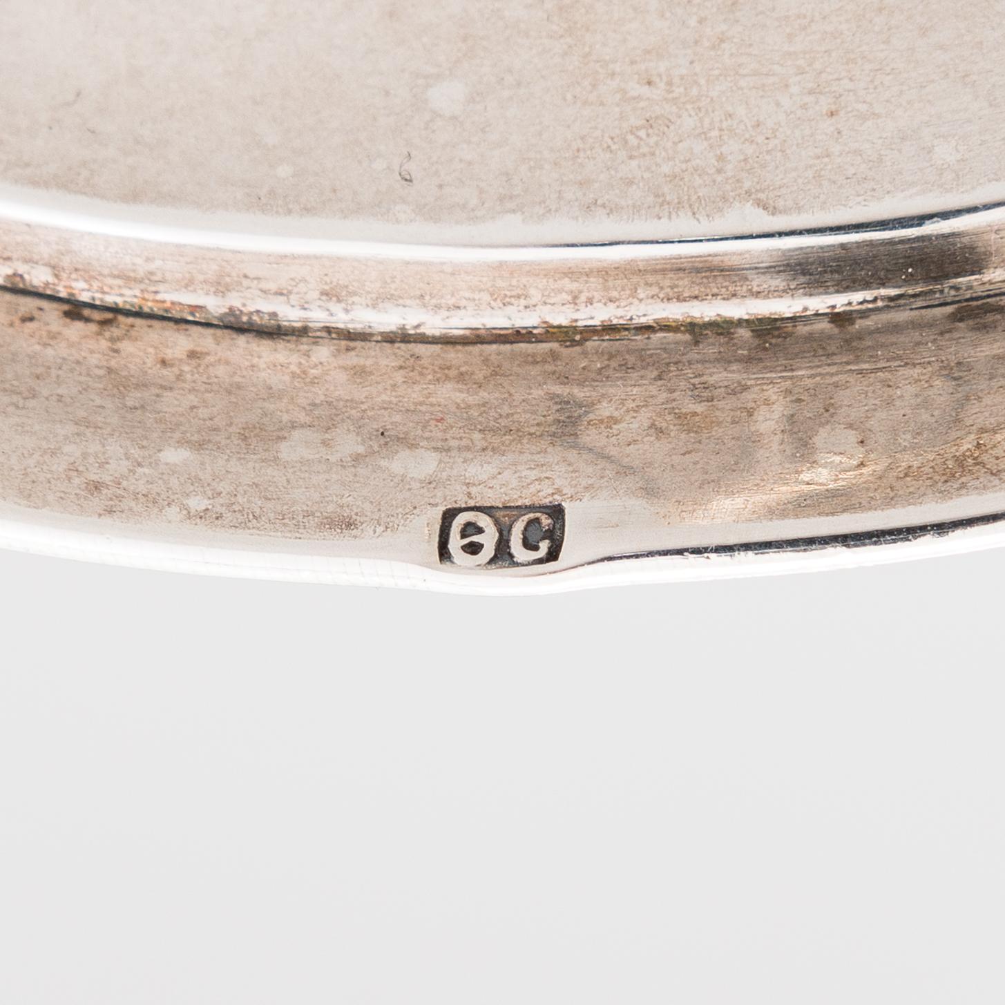 A lidded silver sugar bowl, Moscow, Russia 1807. Cyrillic maker's mark FS, Fyodor Serebrianikov.