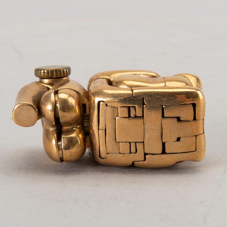 MIGUEL ORTIZ BERROCAL, a bronze pendant/sculpture.