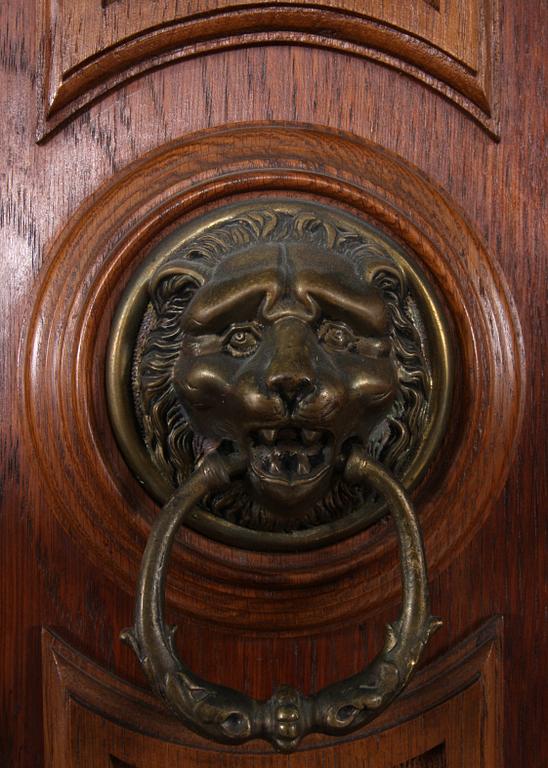 STOLPSKÄNK, ek, nyrenässans, 1800-talets sista kvartal.