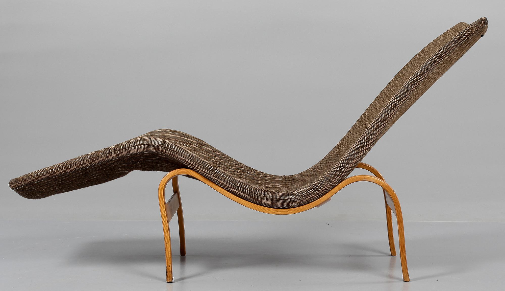 VILSTOL, "Liggstol nr 36", Bruno Mathsson, Firma Karl Mathsson, Värnamo, omkring 1900-talets mitt.