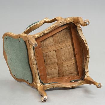 A large Swedish Rococo armchair by Carl Magnus Sandberg (master in Stockholm 1759-1789), circa 1760.