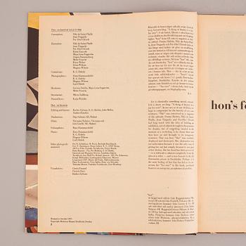 NIKI DE SAINT PHALLE, fragment from "She" ("Hon") and catalogue, Moderna Museet, 1966. Signed and numbered 125/150.