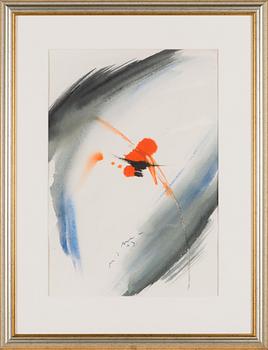 Nandor Mikola, watercolour, signed and dated -93.