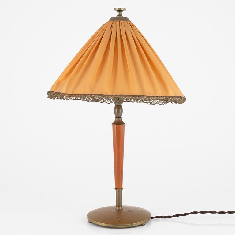 Harald Notini, bordslampa, modell "6931", Arvid Böhlmarks Lampfabrik, 1920-30-tal.