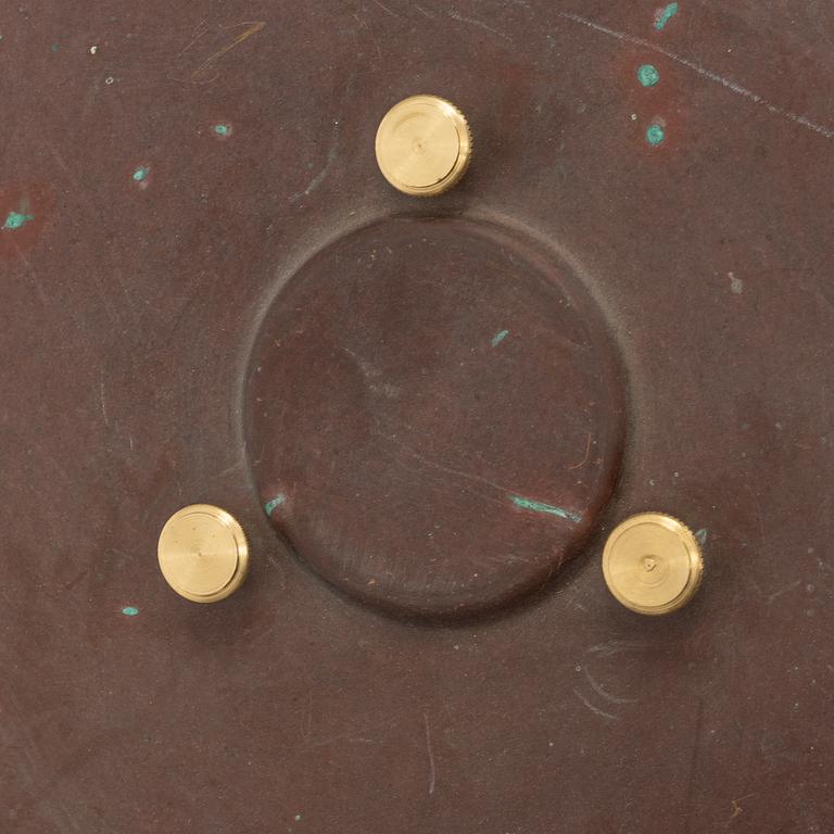 Poul Henningsen, a pair of 'PH' copper wall lights, Louis Poulsen, Denmark.