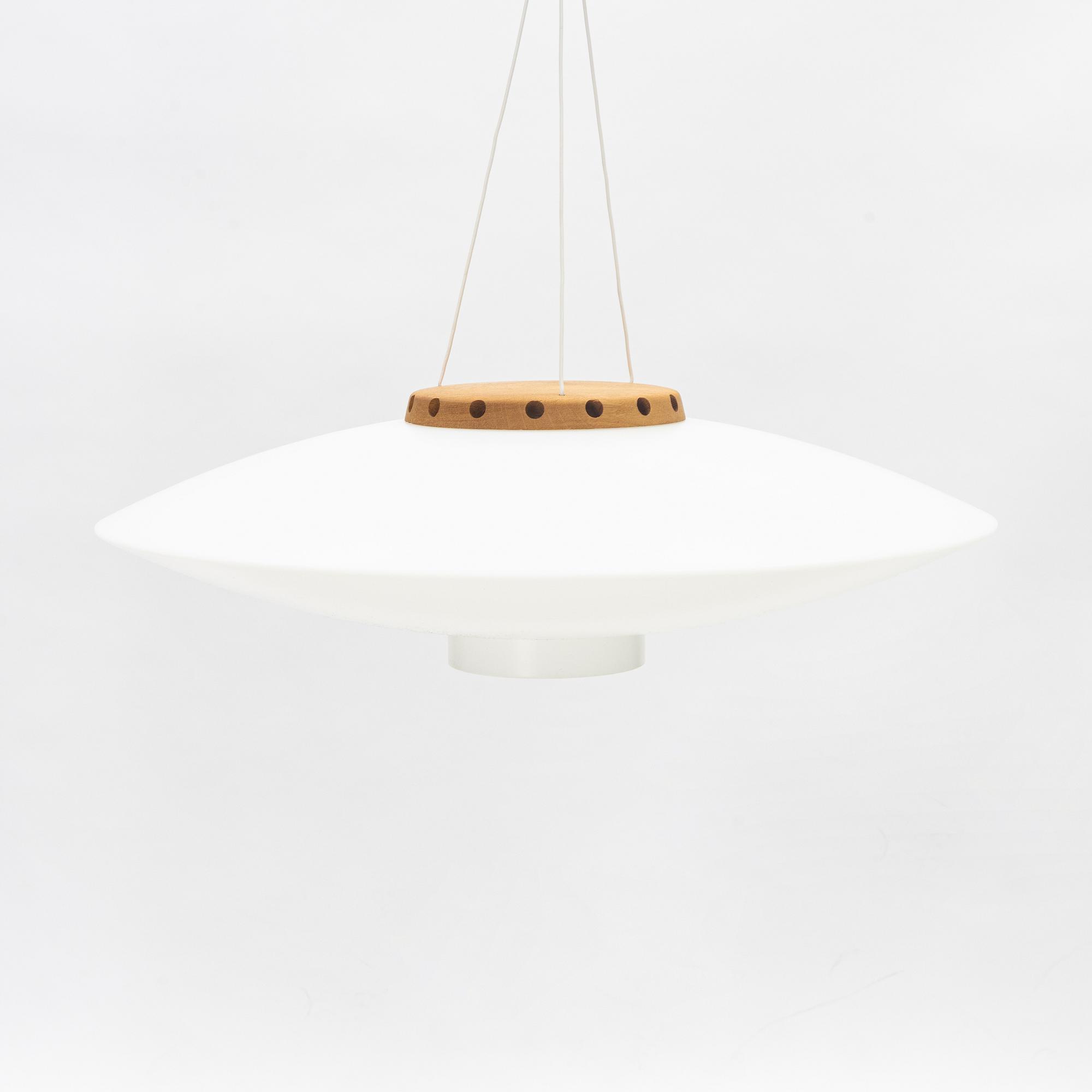 Uno & Östen Kristiansson, an 'Ufo' ceiling light, model 565, Luxus, Vittsjö, 1960's.